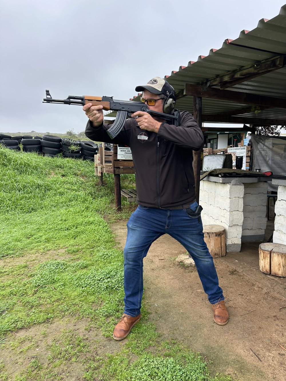 Portrait of Raymond Etsebeth, firearm instructor